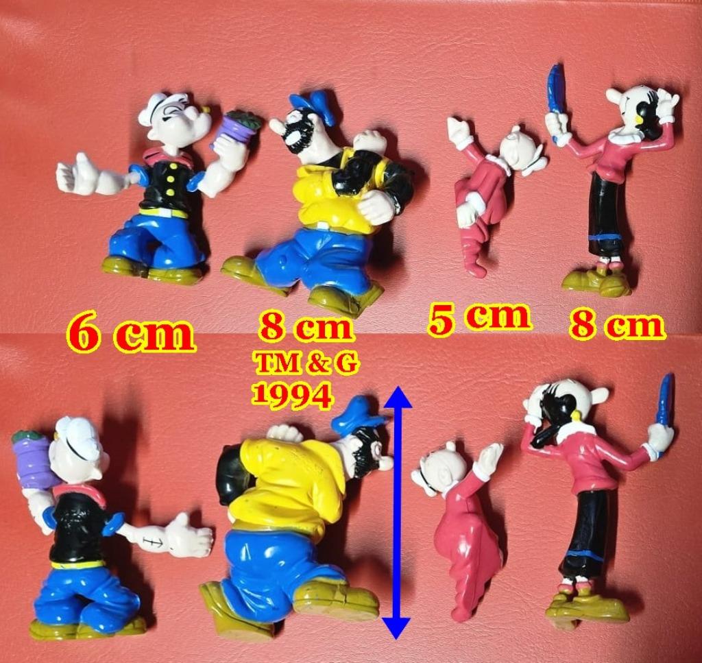 collectie-1994-lot van 4 --- POPEYE ET CIE, Verzamelen, Verzenden, Zo goed als nieuw