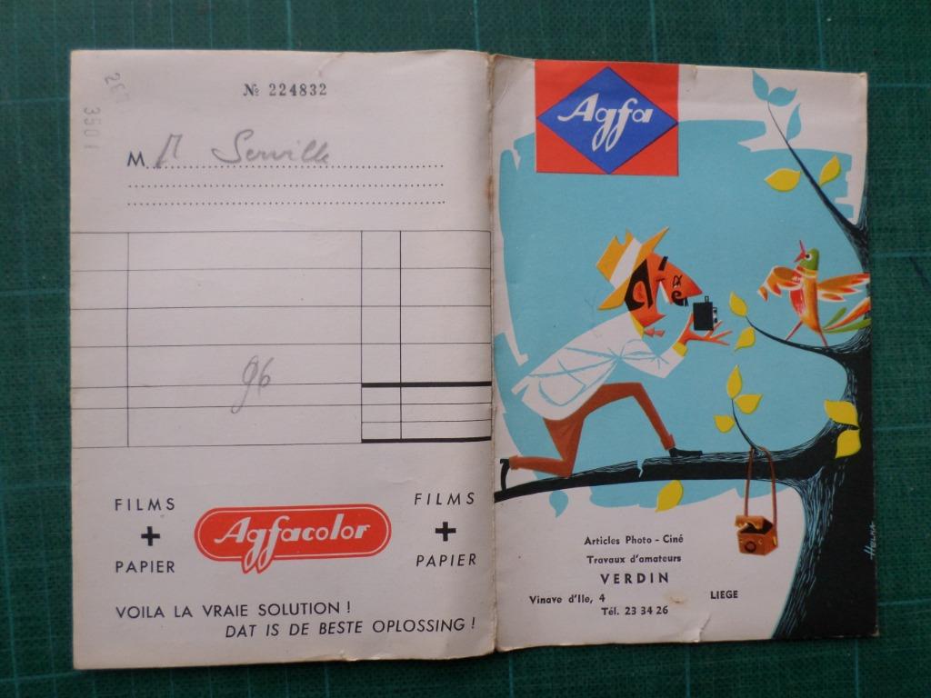 Agfa - pochette photographique - années '50, Verzamelen, Ophalen of Verzenden, Gebruikt, Overige typen