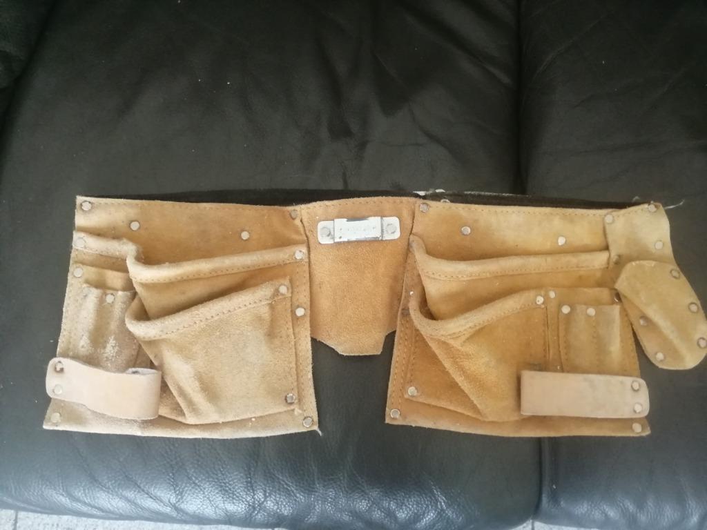 gereedschapsriem leder, Ophalen of Verzenden, Gebruikt