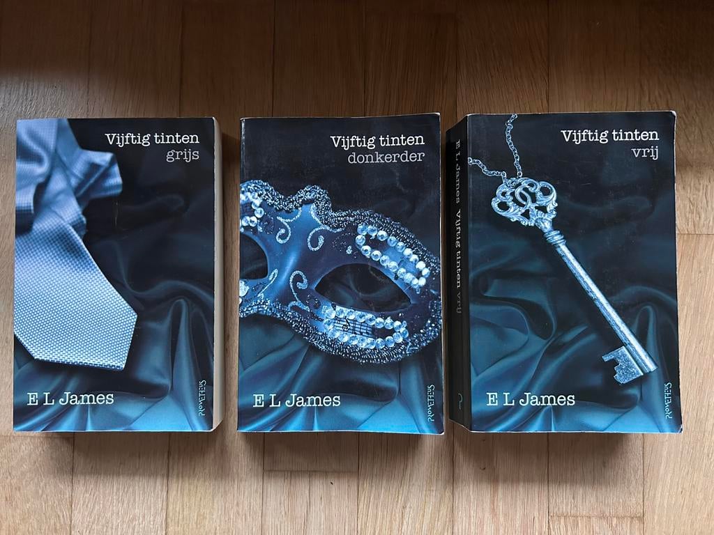 Succesreeks trilogie 3 stuks 5€ ‘vijftig tinten’  E.L. James, Ophalen, E.L. James, Amerika