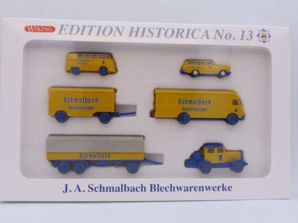1:87 Wiking Historica Set Hanomag & Mercedes & Opel & VW, Ophalen of Verzenden, Zo goed als nieuw, Wiking