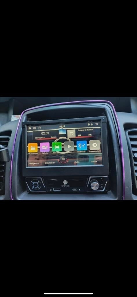 1din carplay autoradio GPS Waze radio ️, Nieuw