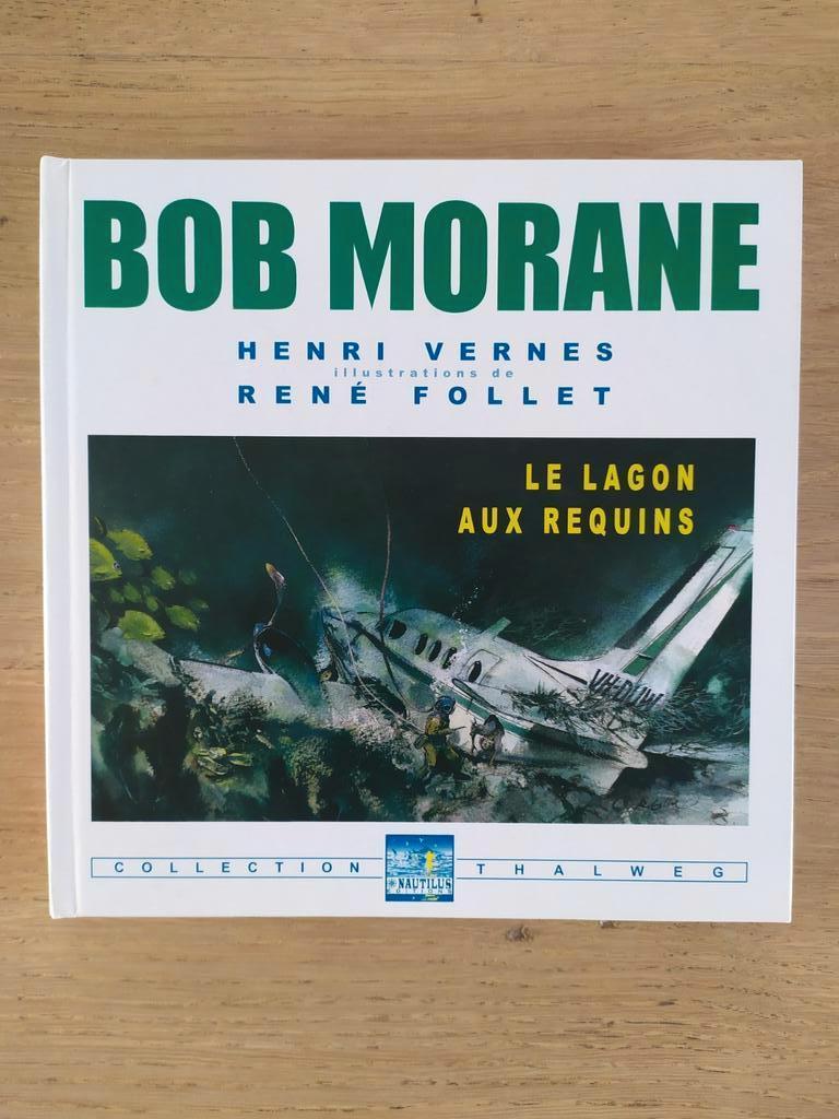 RARE Bob Morane Le lagon aux requins Vernes ill Follet TTBE, Livres, Enlèvement ou Envoi, Comme neuf, Vernes