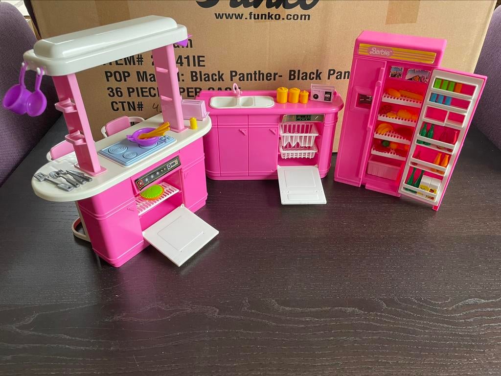 Vintage Barbie keuken 1990, Enlèvement ou Envoi, Utilisé, Ustensile