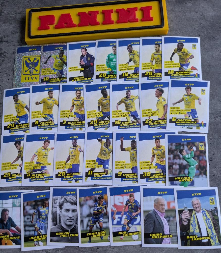 Panini FOOTBALL 2016 28 AUTOCOLLANTS ST TRUIDEN FOOTBALL, Enlèvement ou Envoi, Neuf