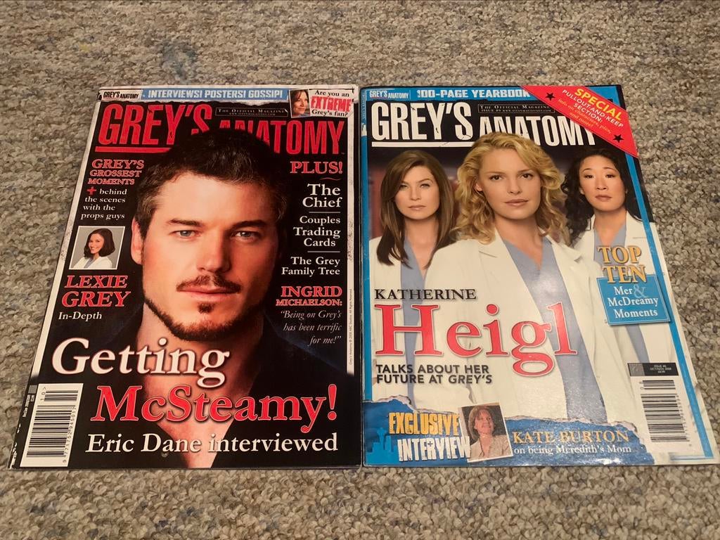 Grey's Anatomy serie speciale tijdschriften 2008 collectie, 1980 tot heden, Tijdschrift