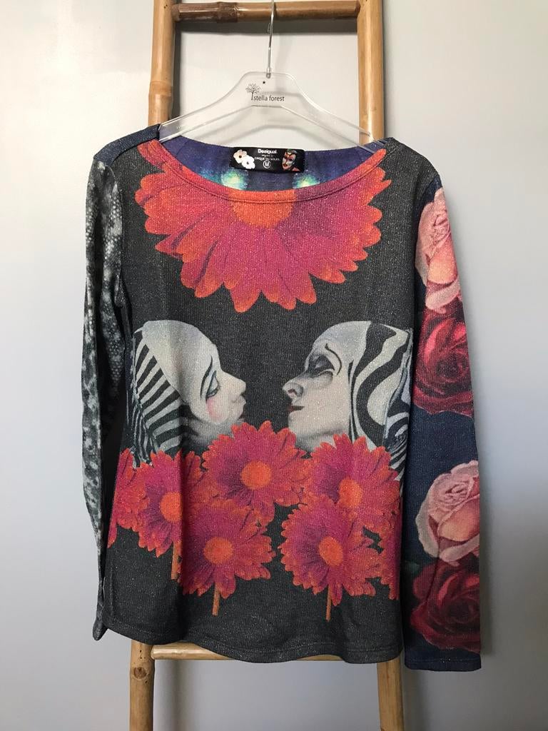 Pull Desigual, Le cirque du soleil, taille M., Desigual, Porté, Taille 38/40 (M)