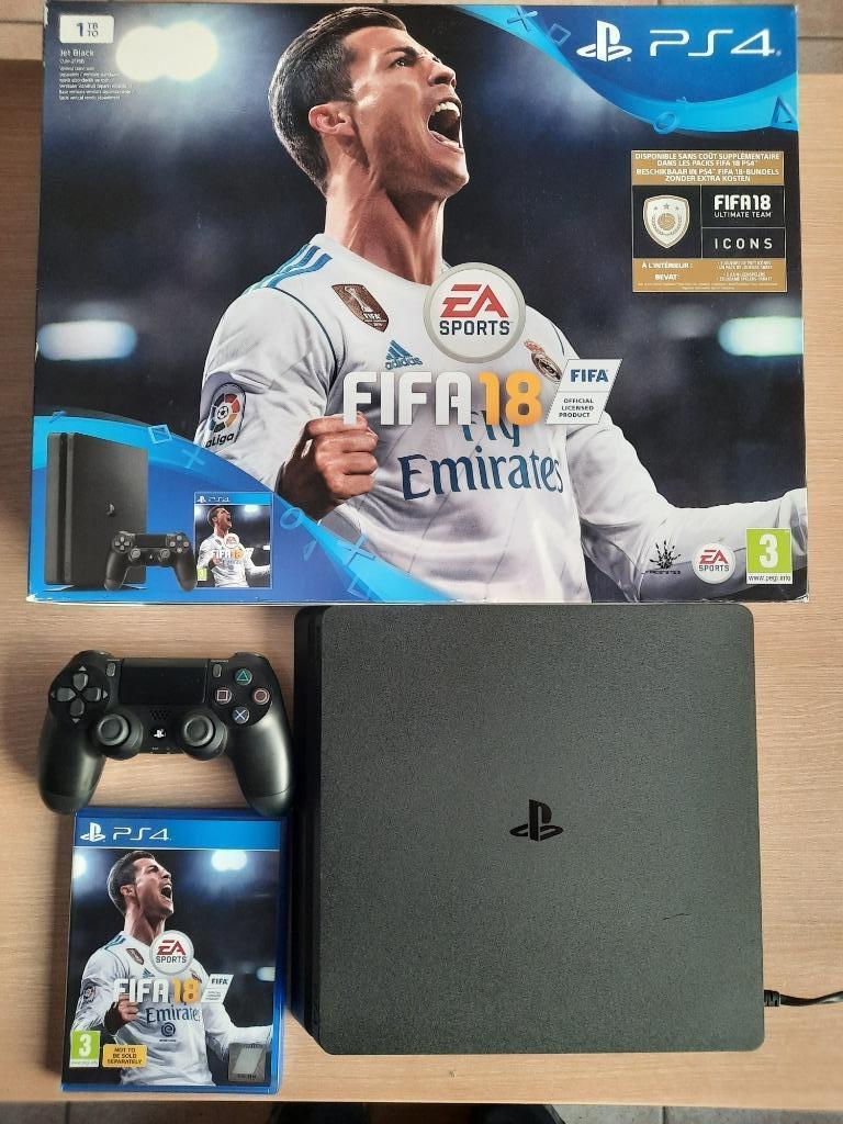 Playstation 4 1 tb, Ophalen, Gebruikt, Met 1 controller