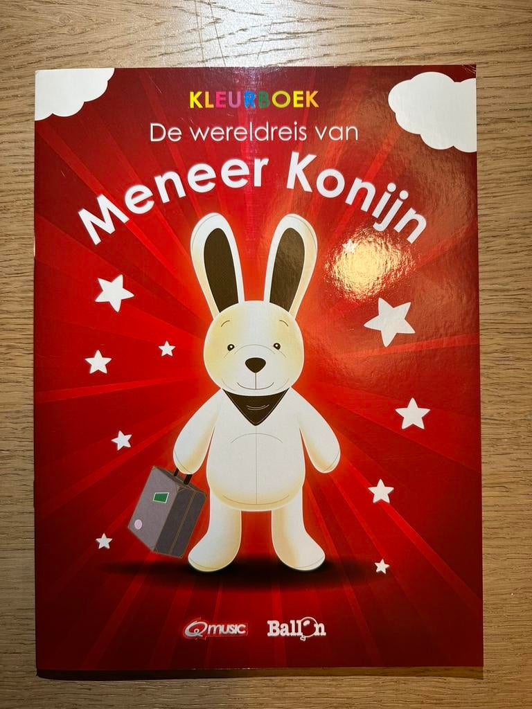 Nieuw kleurboek : De wereldreis van meneer Konijn, Ophalen of Verzenden, Nieuw