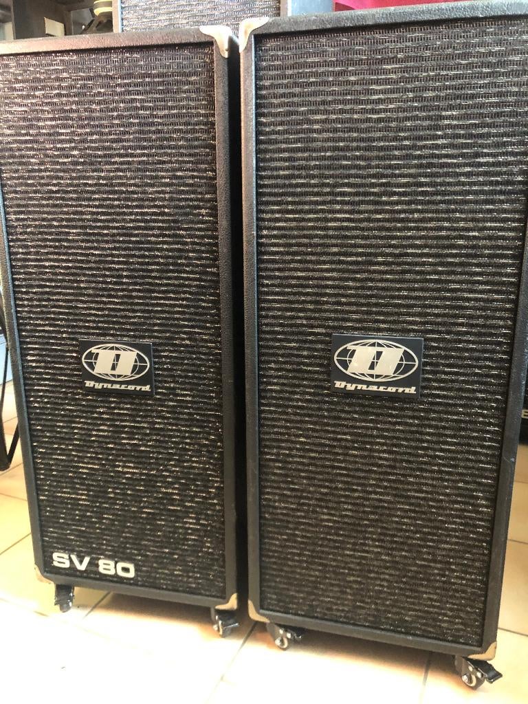 Haut-parleurs actifs/passifs Dynacord SV80 PA 60'S ! ! ! !, Enlèvement, Utilisé, Moins de 500 watts, Sono