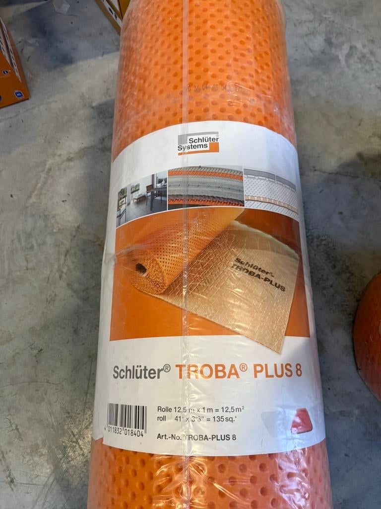 Schluter drainagemat Troba Plus 8, Ophalen, Zo goed als nieuw