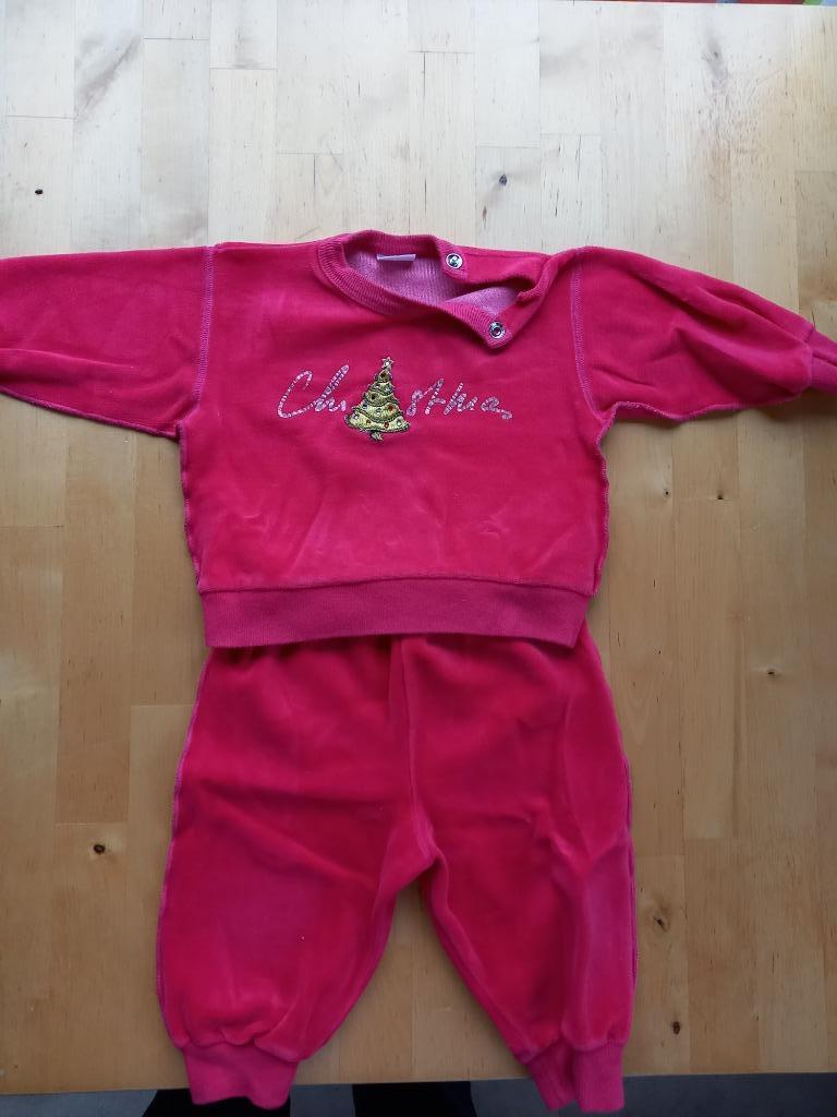 Etat neuf, joli pyjama chaud rose, Noël, taille 68, Sonia Rykiel, Enlèvement ou Envoi, Comme neuf, Vêtements de nuit ou Sous-vêtements