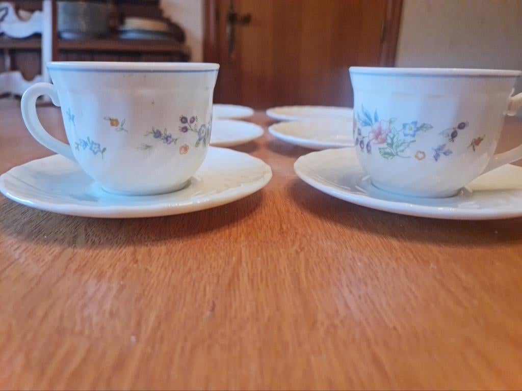 Servies victoria : 9 stuks / acropal - France, Ophalen of Verzenden