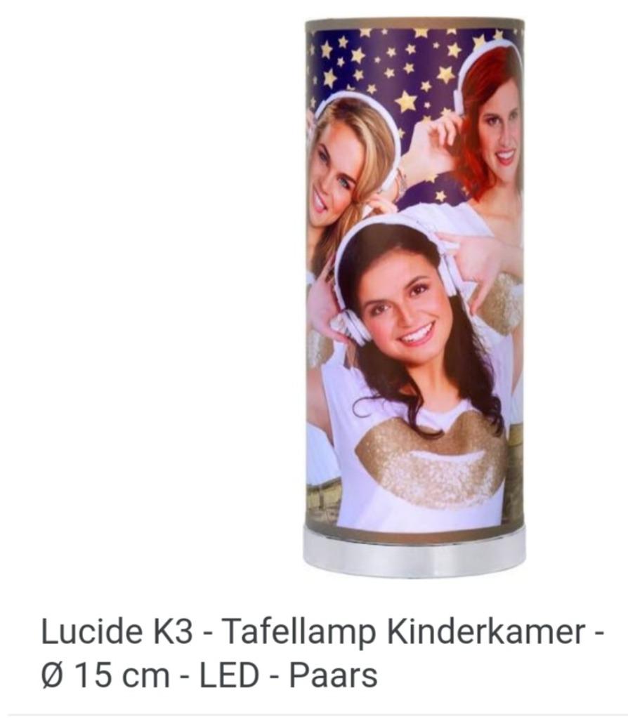 K3 lamp, Ophalen of Verzenden, Zo goed als nieuw, Lamp