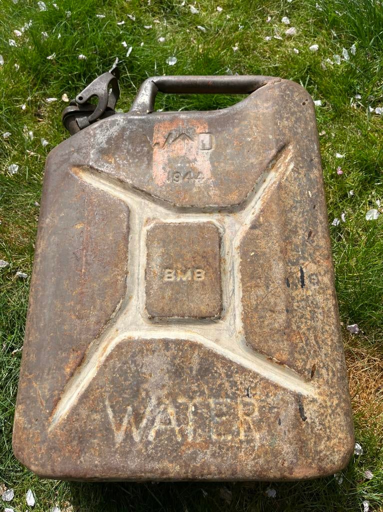 Engelse water jerrycan 1944, Verzenden, Landmacht, Overige typen