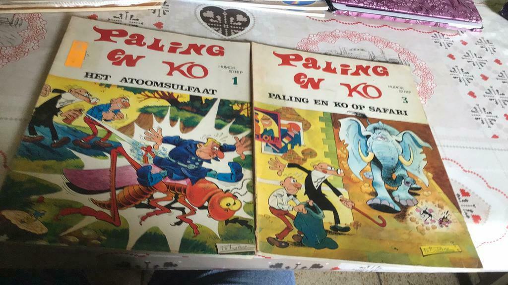 Paling en ko(=), Boeken, Meerdere stripboeken, Ophalen, Gelezen