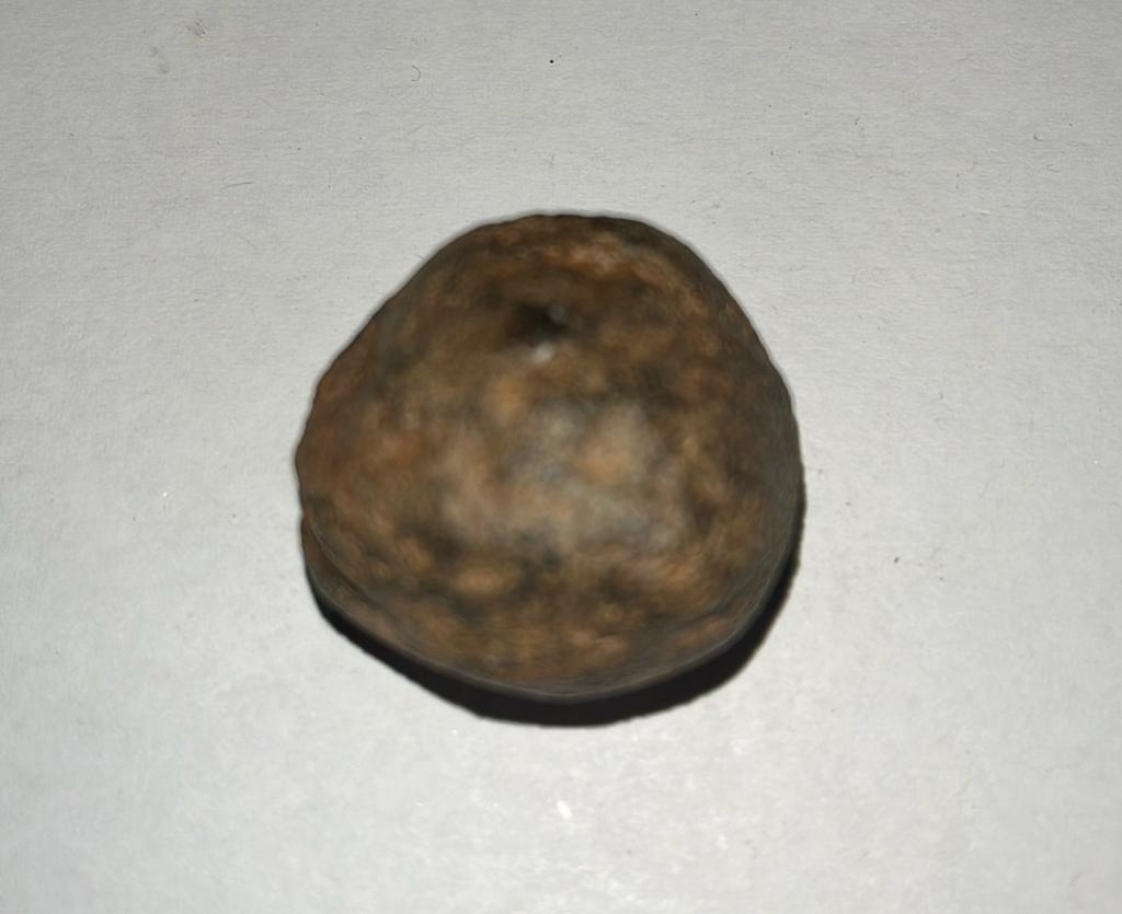 Chert/ Flint met ijzeroxide verkleuring - 28gram - diam.27mm, Collections, Minéraux & Fossiles, Fossile, Enlèvement ou Envoi