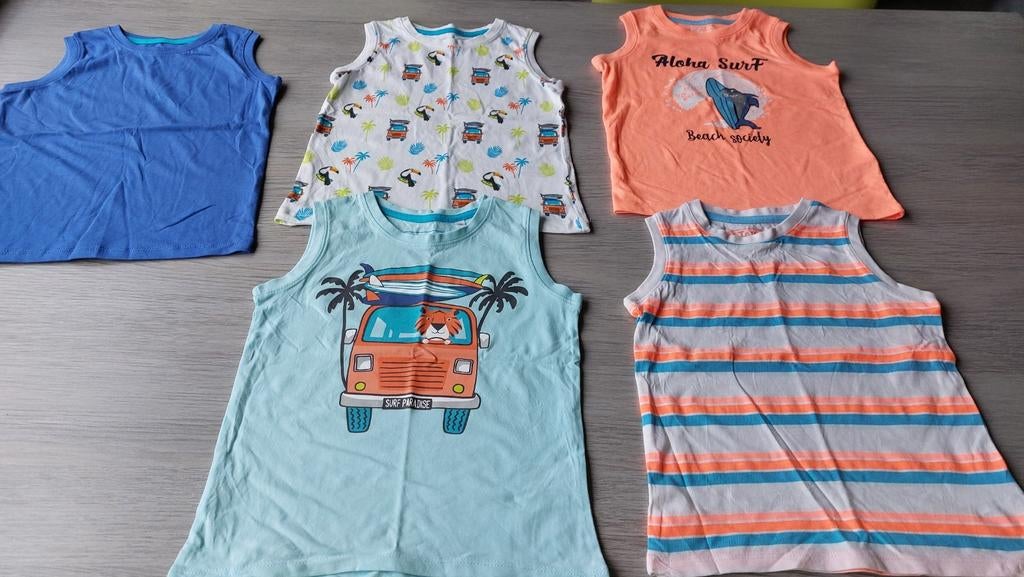 Zomer shirt zonder mouwen jongen maat 110, Enfants & Bébés, Vêtements enfant | Taille 110, Garçon, C&A, Enlèvement ou Envoi, Chemise ou À manches longues