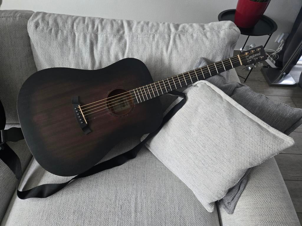 Zo goed als nieuwe gitaar met draagtas en steun, Ophalen