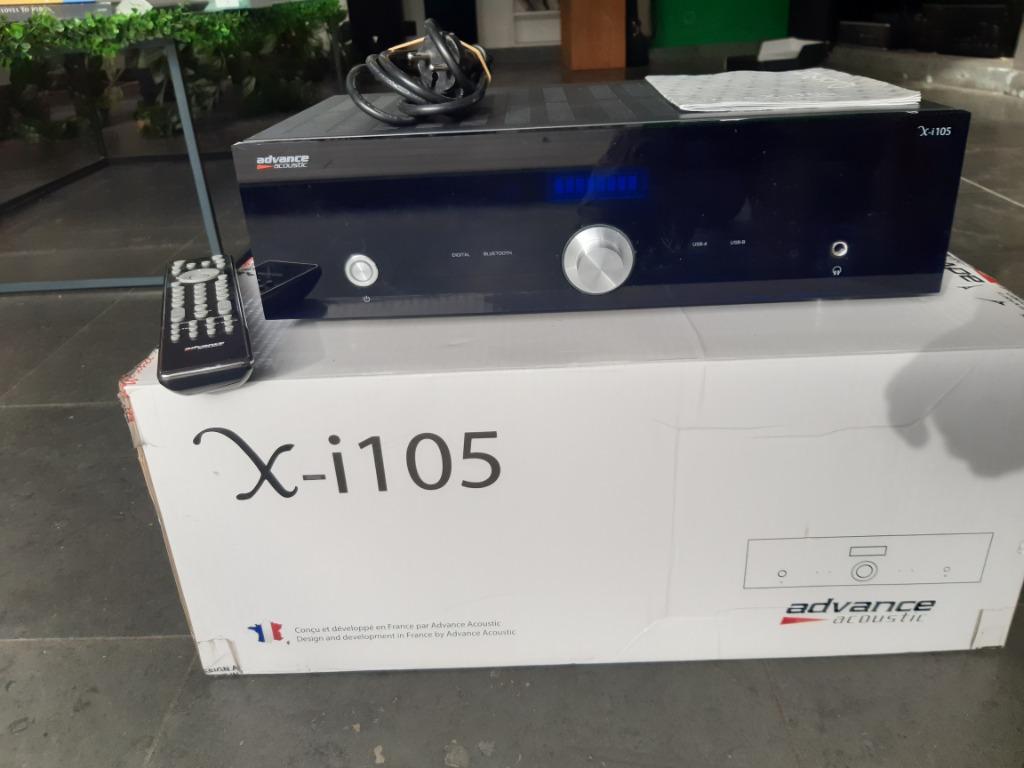 Amplificateur intégré Advance Acoustic X-i105, Enlèvement, Comme neuf, 60 à 120 watts, Autres marques