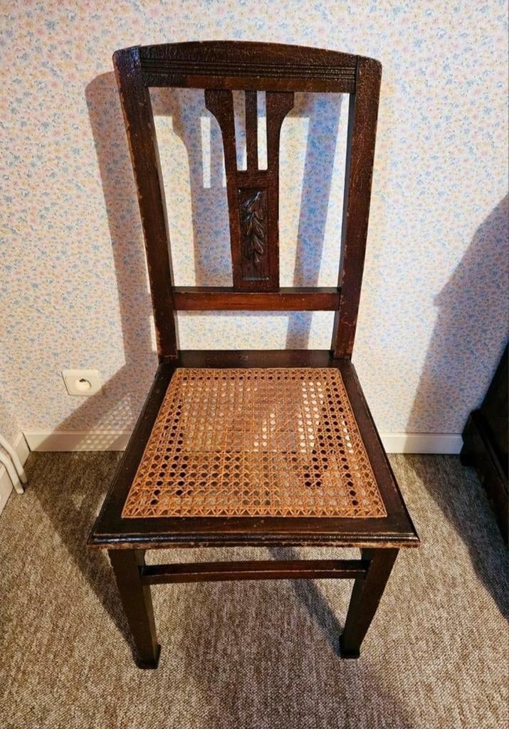 Antieken houten stoelen (2 stuks), Antiek en Kunst, Ophalen