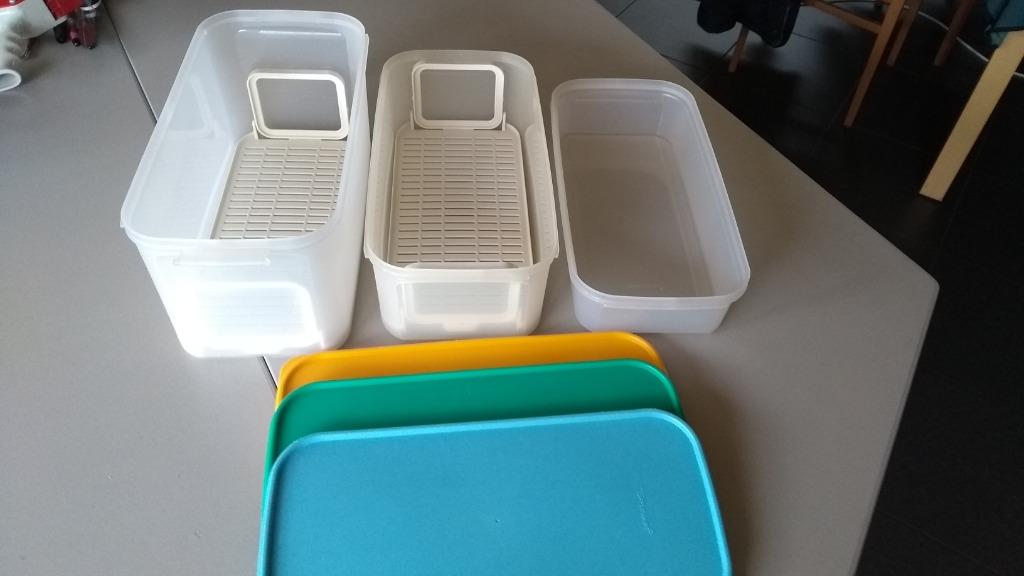 Tupperware Grote ruimtespaarders 4 , 6 en 9 liter, Ophalen of Verzenden, Zo goed als nieuw