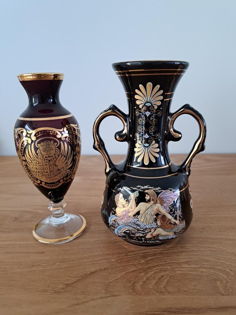 Griekse vaasjes ( 2 stuks), Antiek en Kunst, Ophalen