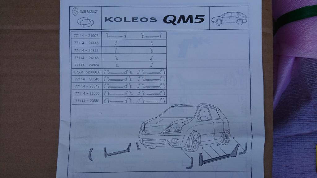 Kit de carrosserie Renault Koleos, Autos : Divers, Tuning & Styling, Enlèvement ou Envoi
