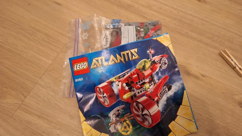 Lego Atlantis tyfoon turbo onderzeëer, Ophalen of Verzenden, Zo goed als nieuw, Complete set, Lego
