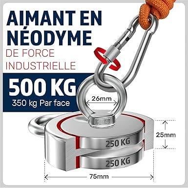 aimant en néodyme | Pêche magnétique | LIVRAISON GRATUITE, Neuf, -, -, MAGFISHION
