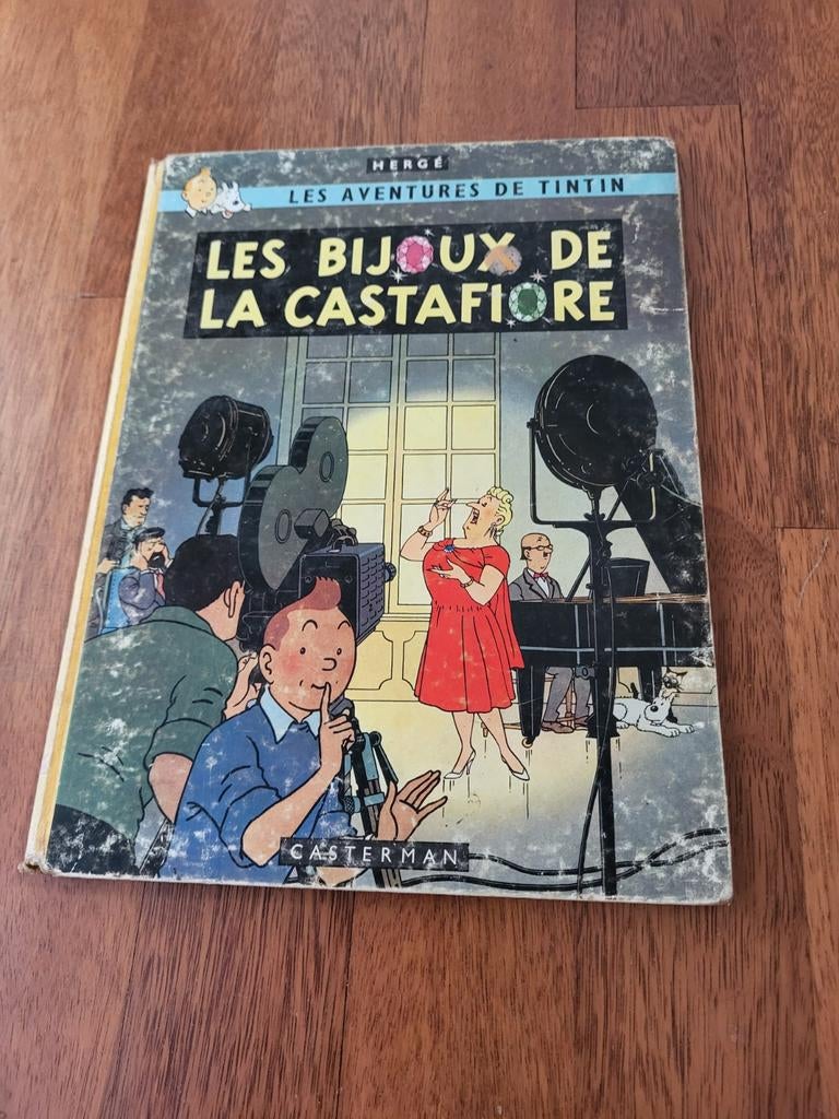 Kuifje Tintin Les Bijoux de La Castafiore eerste druk B34, Boeken, Ophalen of Verzenden