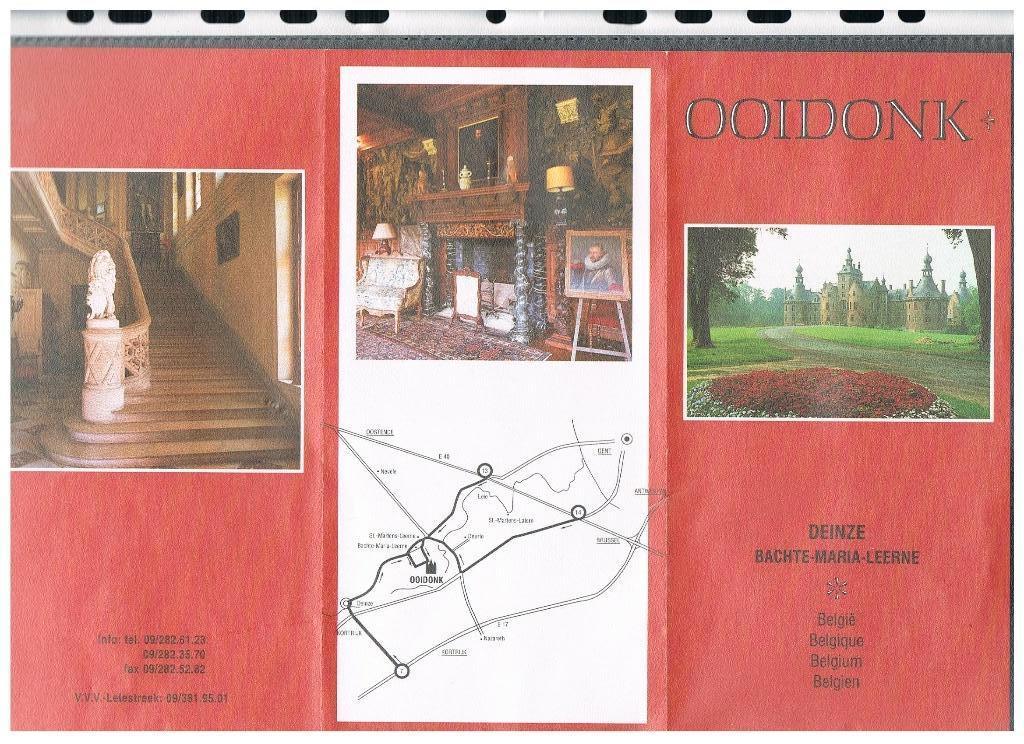 FLYER DEINZE BACHTE MARIA LEERNE OOIDONK, Ophalen of Verzenden, Oost-Vlaanderen