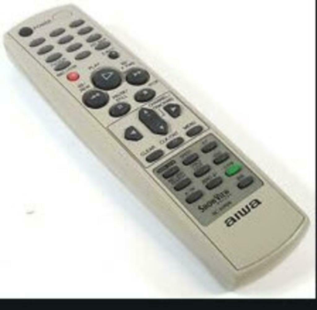 Afstandsbediening aiwa rc avr12, Ophalen of Verzenden, Gebruikt, VHS-speler of -recorder