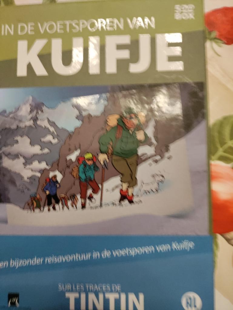 Nog nieuwe DVD-box In de voetsporen van Kuifje, Tous les âges, Enlèvement, Neuf, dans son emballage, Coffret