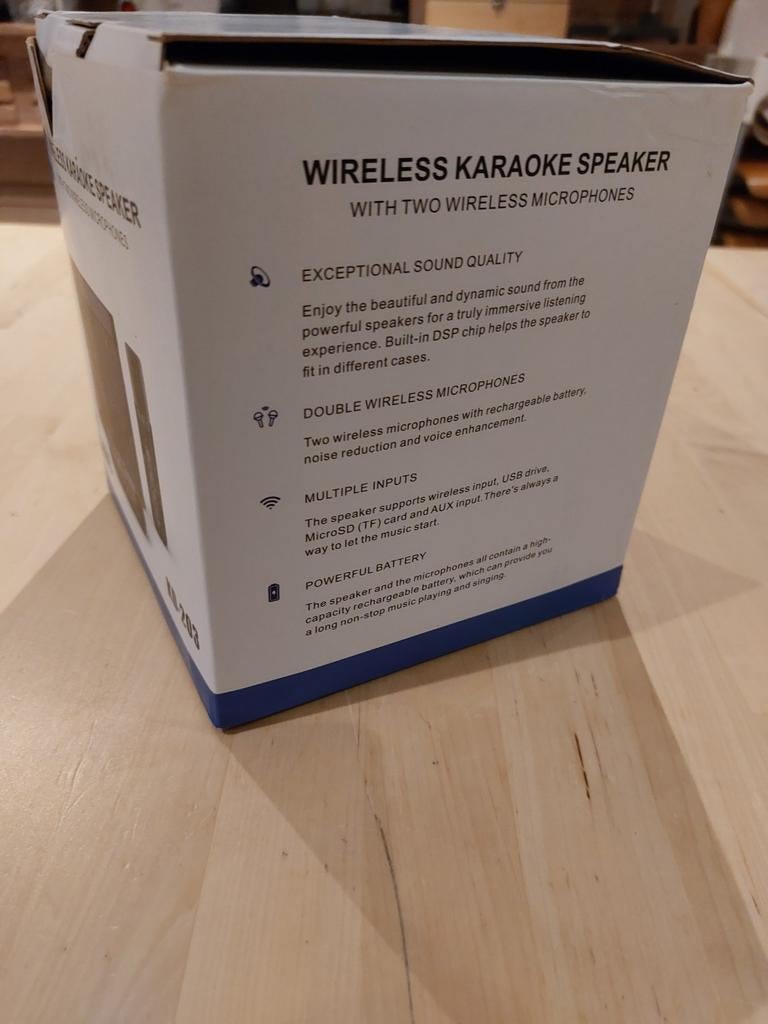 Draadloos karaokeset, Ophalen