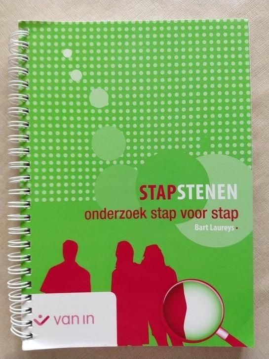 Stapstenen - onderzoek stap voor stap, Boeken, Ophalen, Zo goed als nieuw, Hoger Onderwijs, Van In