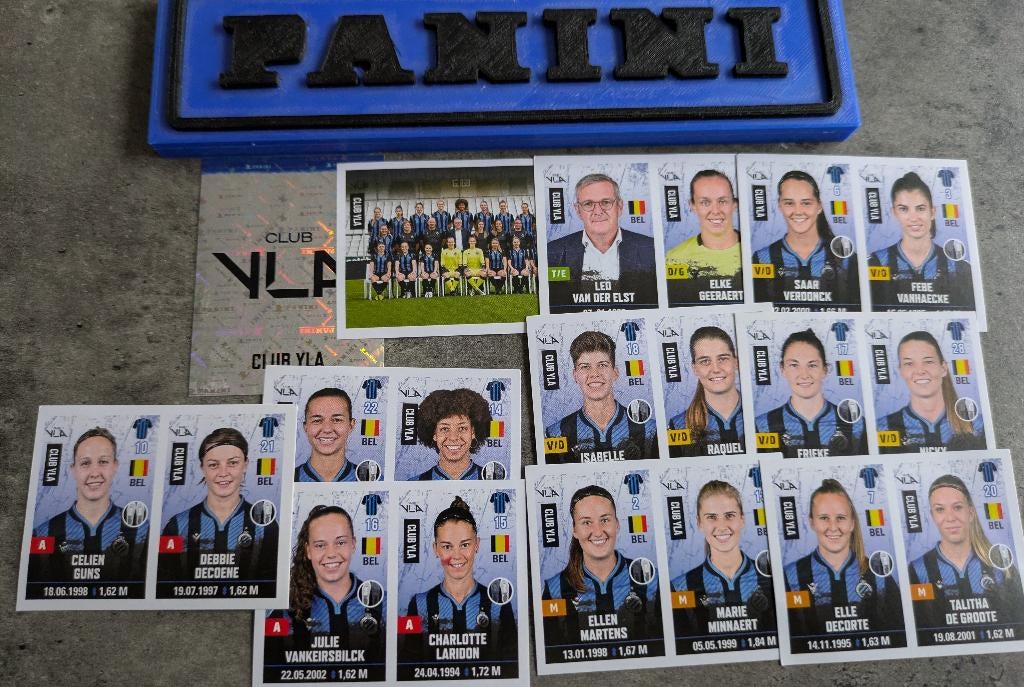 Lot de 11 autocollants Panini FOOTBALL 2020/21 CLUB YLA FOOT, Enlèvement ou Envoi, Neuf