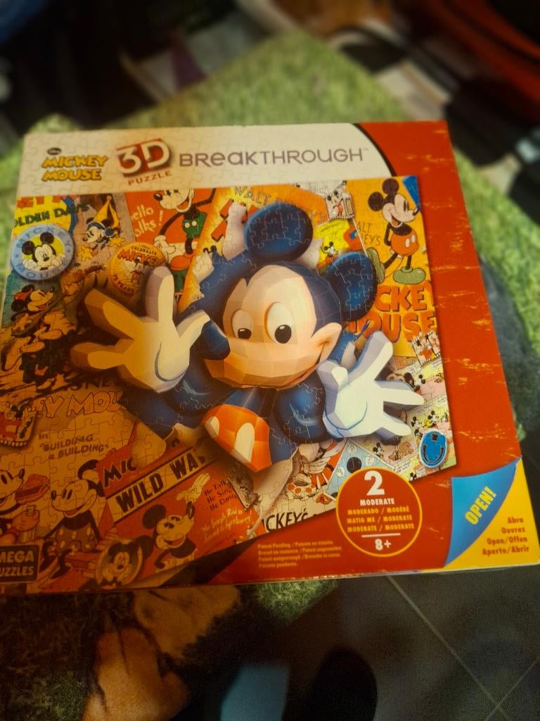 3D puzzel Mickey Mousse, Hobby en Vrije tijd, Ophalen of Verzenden, Gebruikt, Andere
