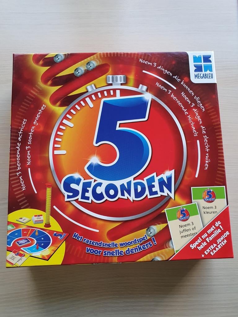 Spel 5 seconden, Hobby en Vrije tijd, Ophalen of Verzenden, Zo goed als nieuw