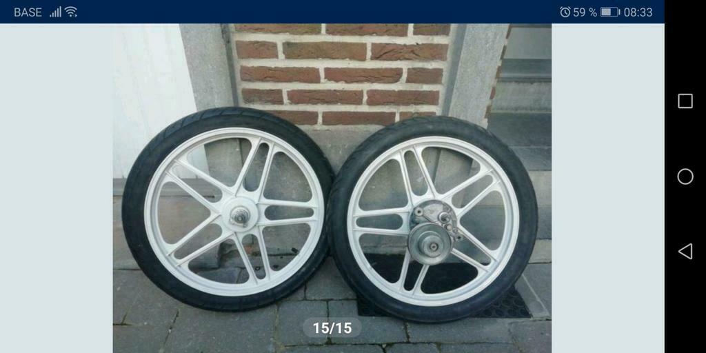 Honda Camino set velgen, Ophalen