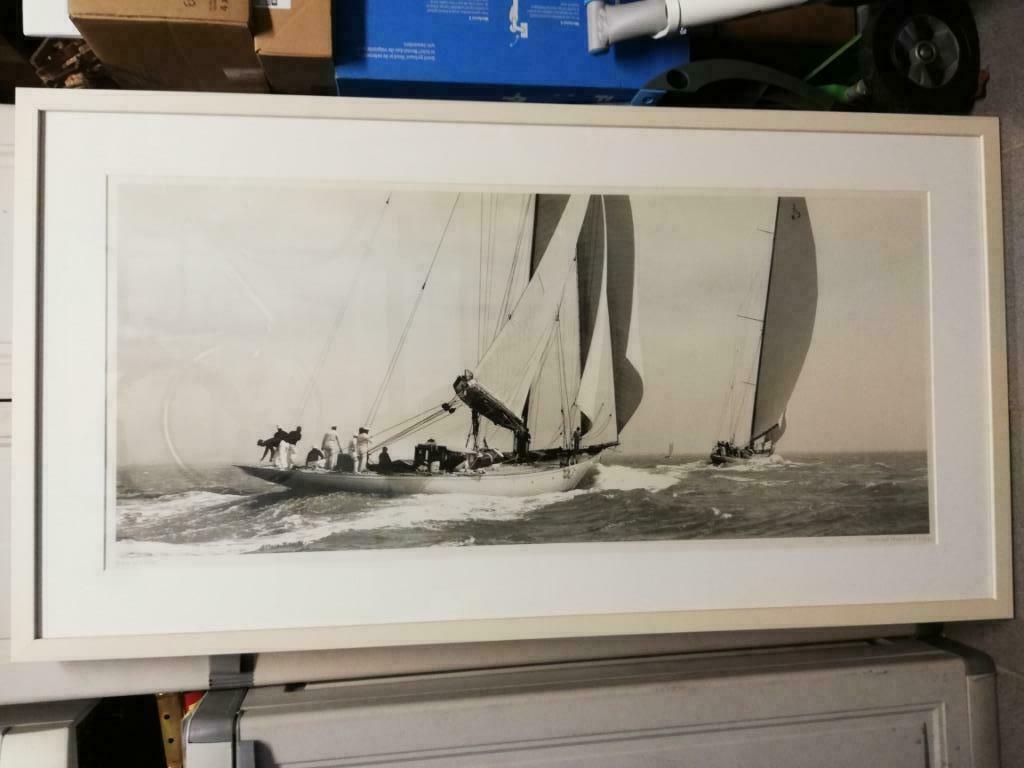 * Beken of Cowes, voile classique d'impression d'art, Enlèvement