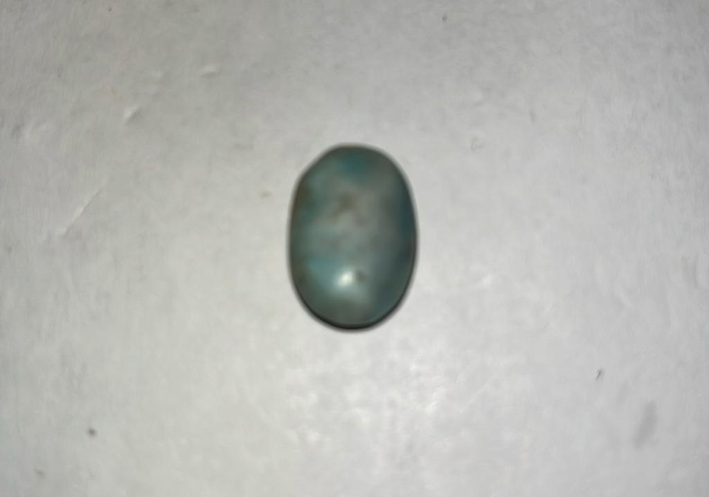 Klein geslepen Larimar steentje -2,23gram -17mm x 11mm x 8mm, Ophalen of Verzenden, Nieuw
