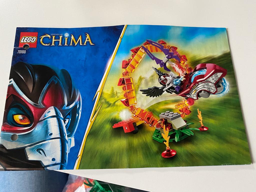 Chima Lego 70100 zonder doos, Ophalen of Verzenden, Zo goed als nieuw, Lego