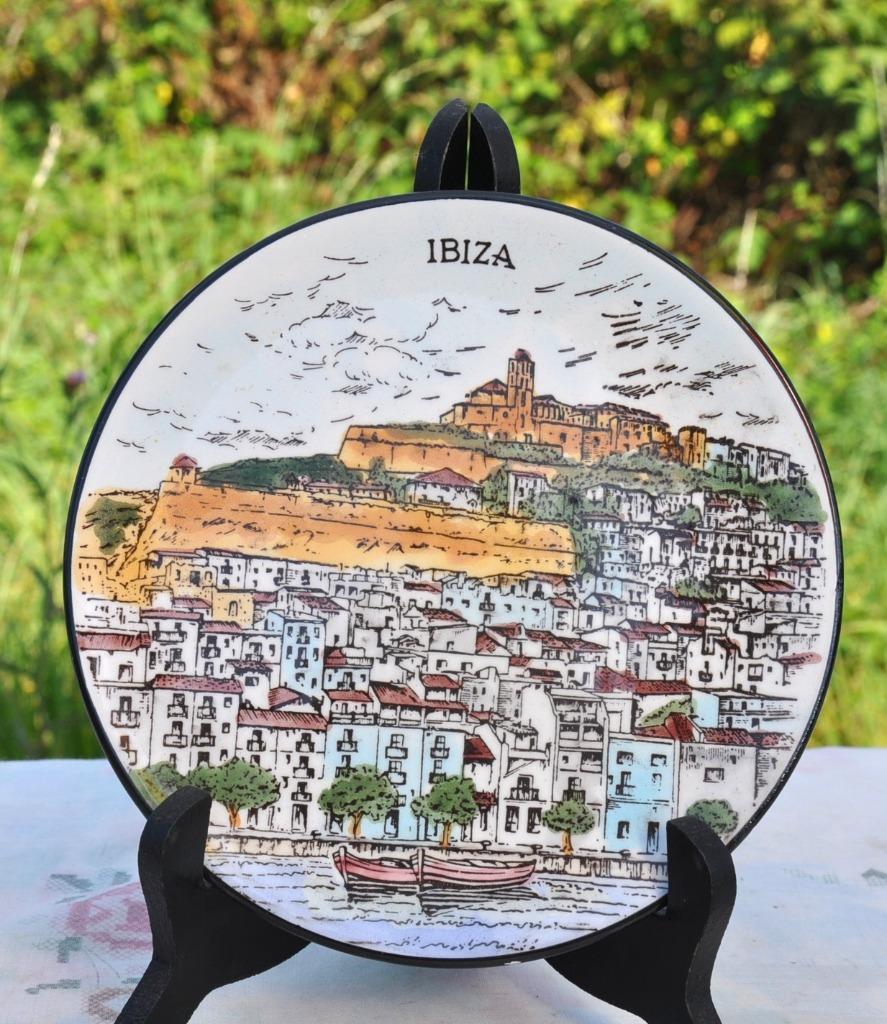 assiette murale décorative ibiza, Enlèvement ou Envoi, Utilisé