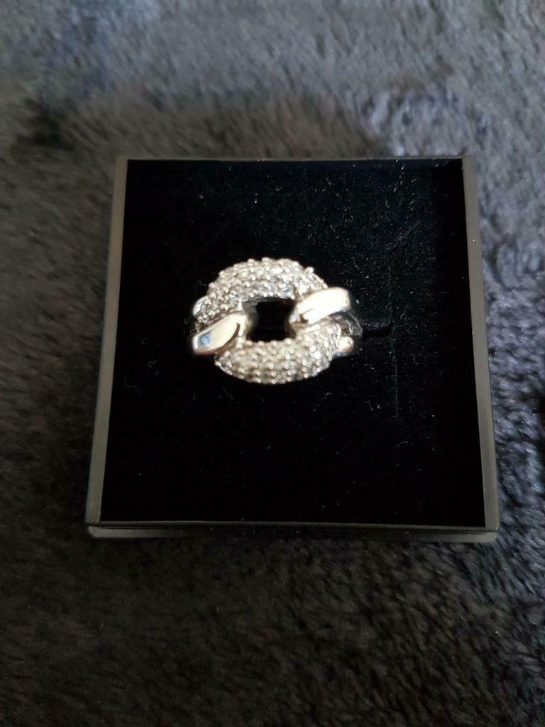 Nieuwe ring in zilver 925 maat 50, Neuf, Enlèvement ou Envoi, Avec cristal, Femme