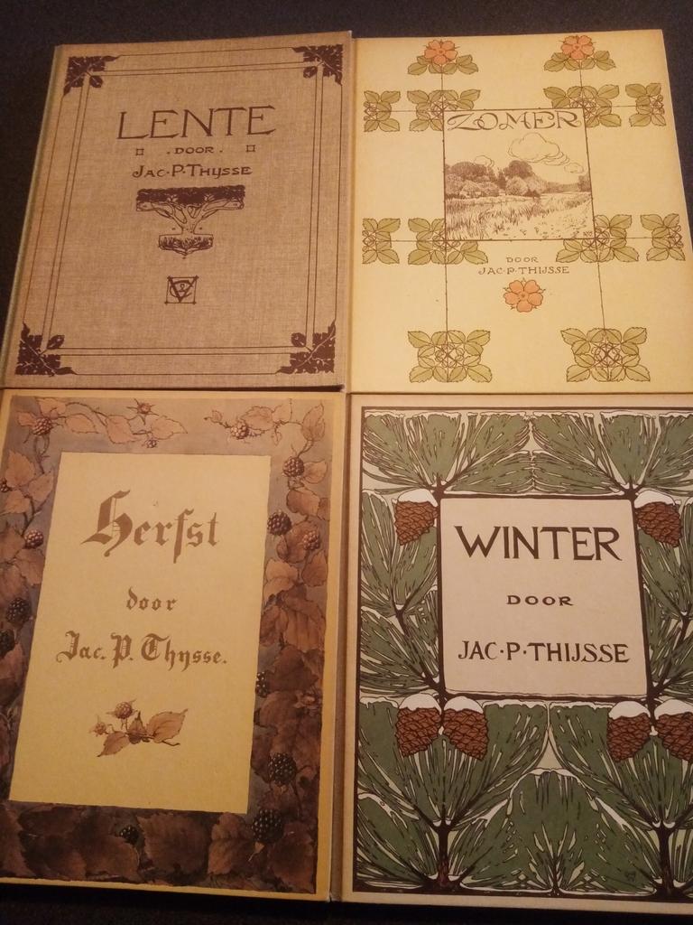 4 Prentenboeken Verkade, Lente, zomer, herfst, winter 1985, Boeken, Prentenboeken en Plaatjesalbums, Ophalen, Zo goed als nieuw