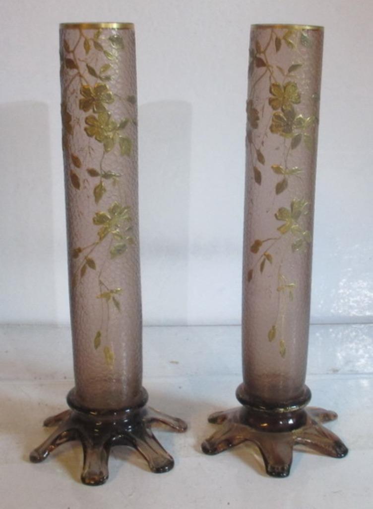 deux vases art nouveau ver japonais Mellerio freres Legras, Antiquités & Art, Antiquités | Verre & Cristal, Envoi