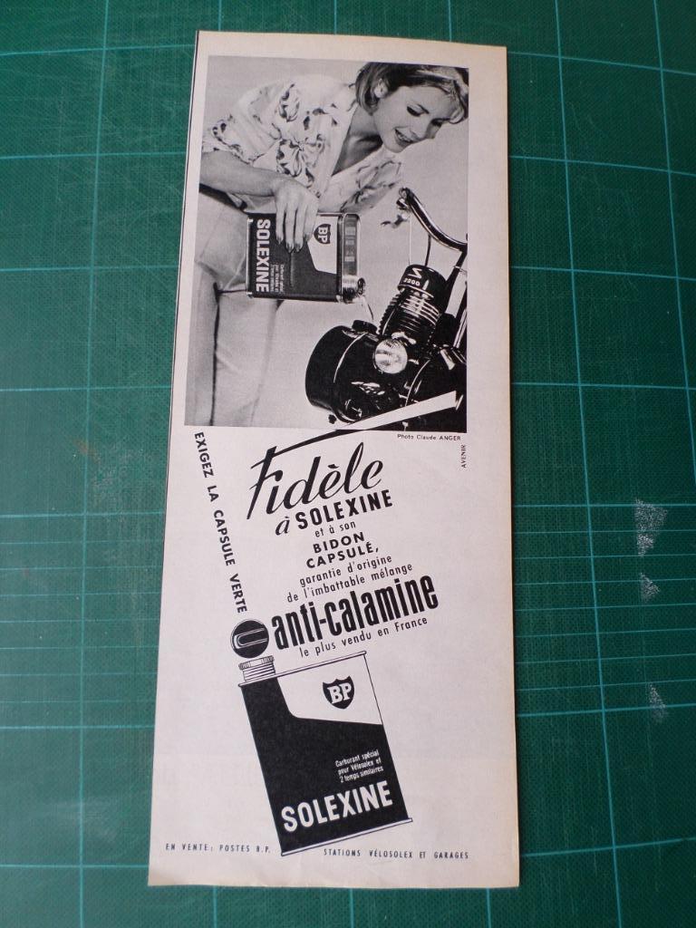 BP Solexine - publicité papier - 1964, Verzamelen, Merken en Reclamevoorwerpen, Gebruikt, Overige typen, Ophalen of Verzenden