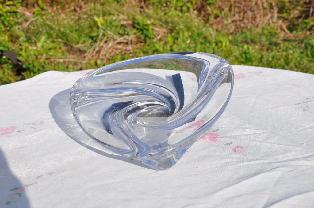 vide poche triangulaire cristal val saint lambert, Ophalen of Verzenden