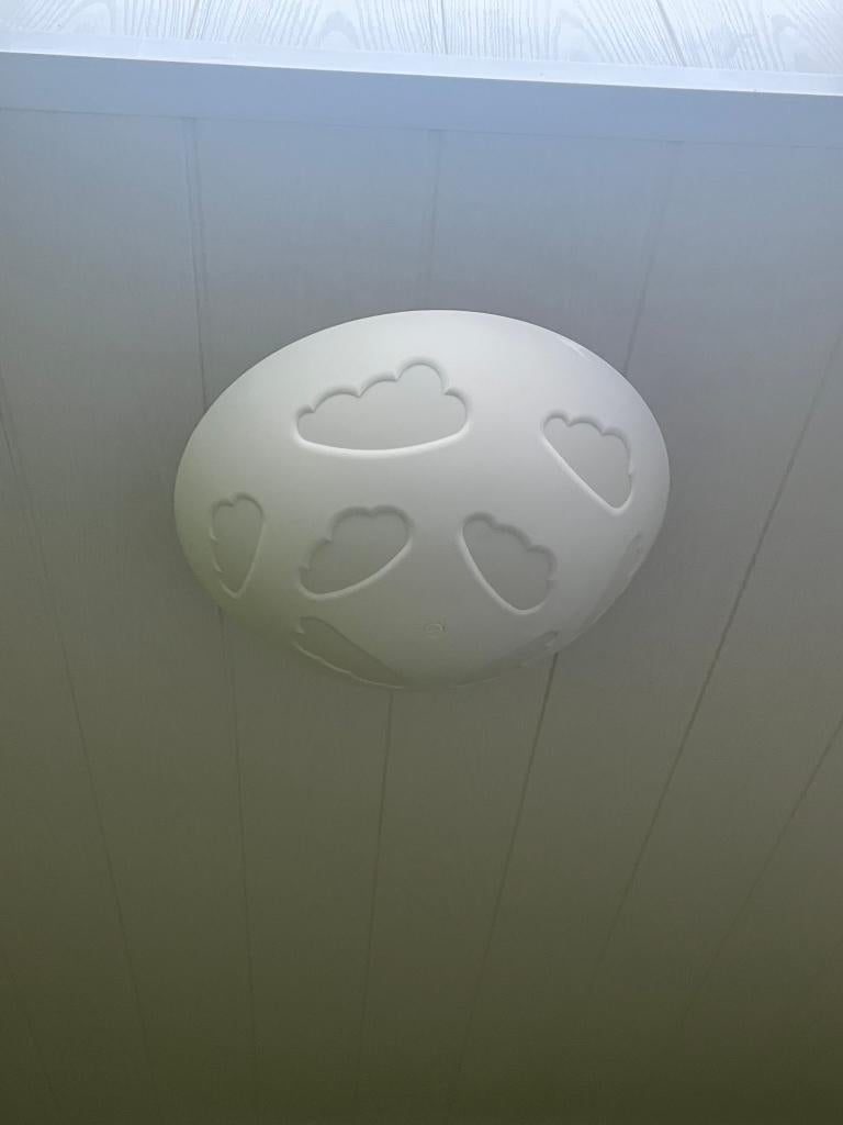 Lampe avec nuages - IKEA, Ophalen, Gebruikt, Kunststof, Chambre enfant, plafond
